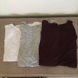 ✰ zara 3 t-shirt bundle